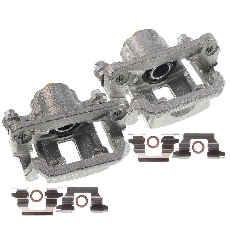2x Rear Brake Caliper with Bracket for Nissan Rogue 2008-2013 Rogue Select