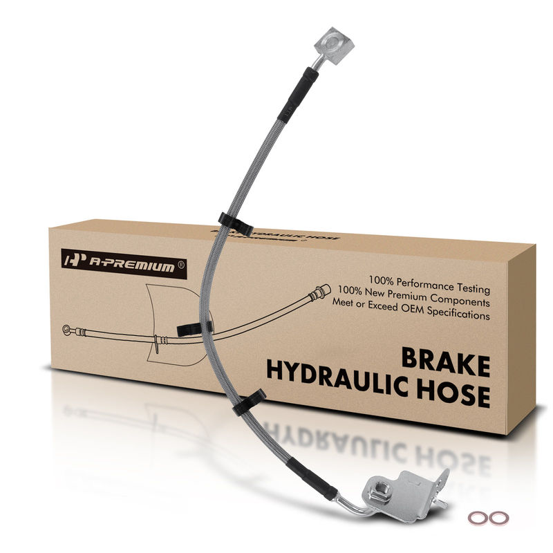 Front Driver Brake Hydraulic Hose for Jaguar S-Type 2006-2008 XF 4.2L 3.0L