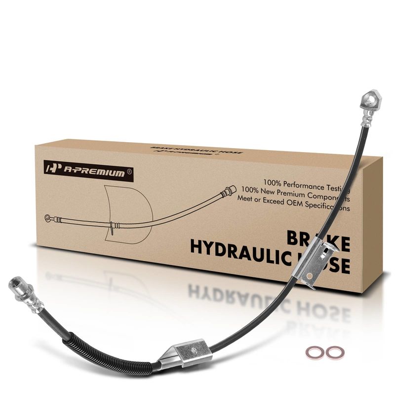 Front Driver Brake Hydraulic Hose for Chevy Silverado GMC Sierra 1500 2006-2007