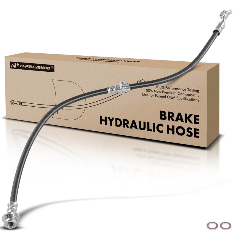 Front Driver Brake Hydraulic Hose for Nissan Rogue 2015-2019 Rogue Sport Qashqai