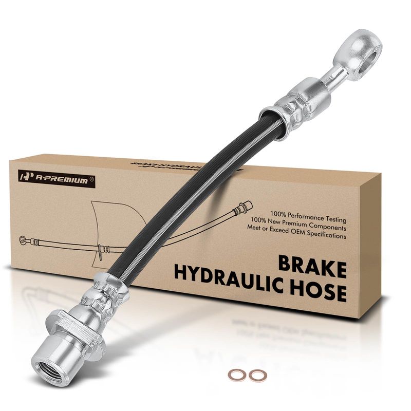 Rear Driver or Passenger Outer Brake Hydraulic Hose for Honda Pilot Acura MD 3.5L