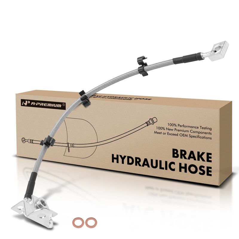 Front Passenger Brake Hydraulic Hose for Jaguar S-Type 2003-2005 V6 3.0L
