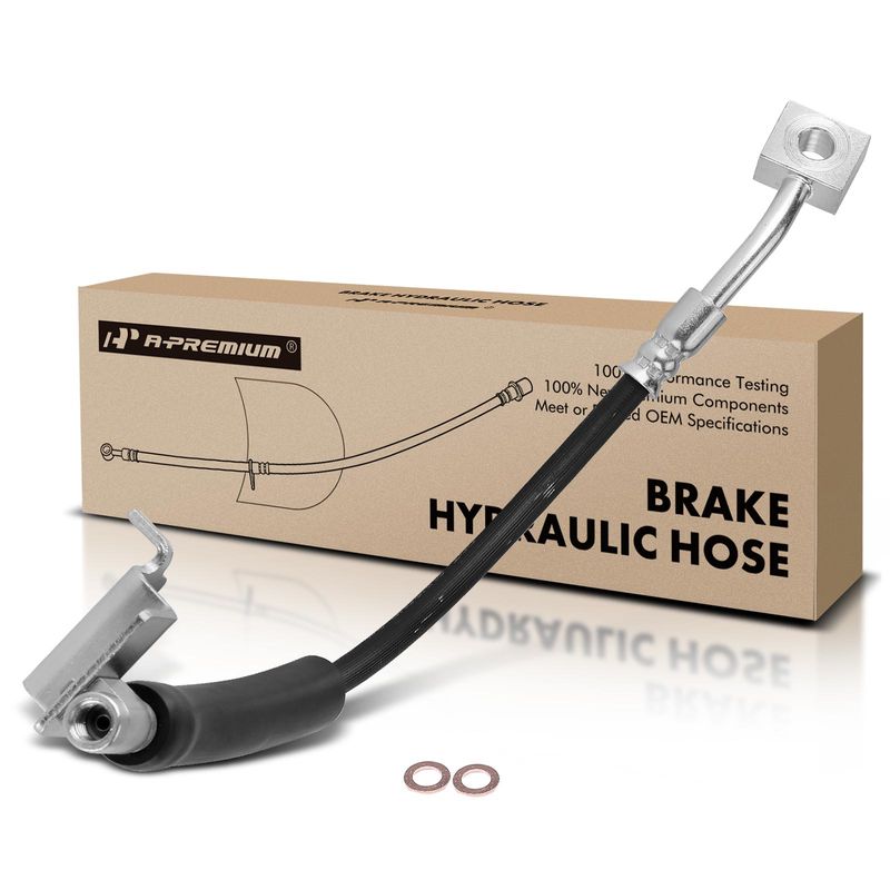 Front Driver Brake Hydraulic Hose for Ford Mustang 2015-2022 2.3L V6 3.7L