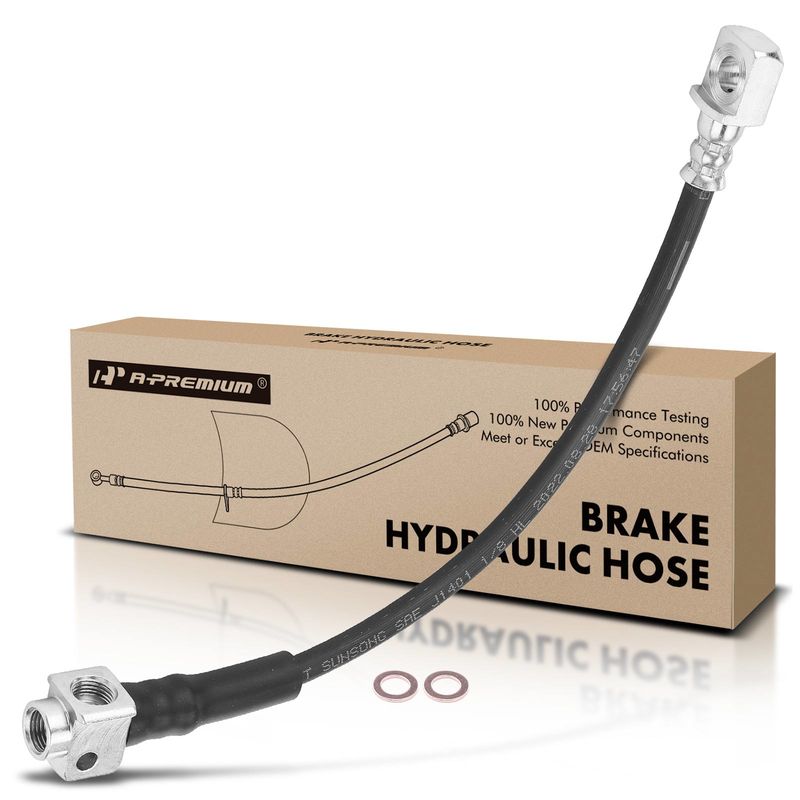 Rear Driver Brake Hydraulic Hose for Chevy Trailblazer GMC Envoy Buick Saab Olds