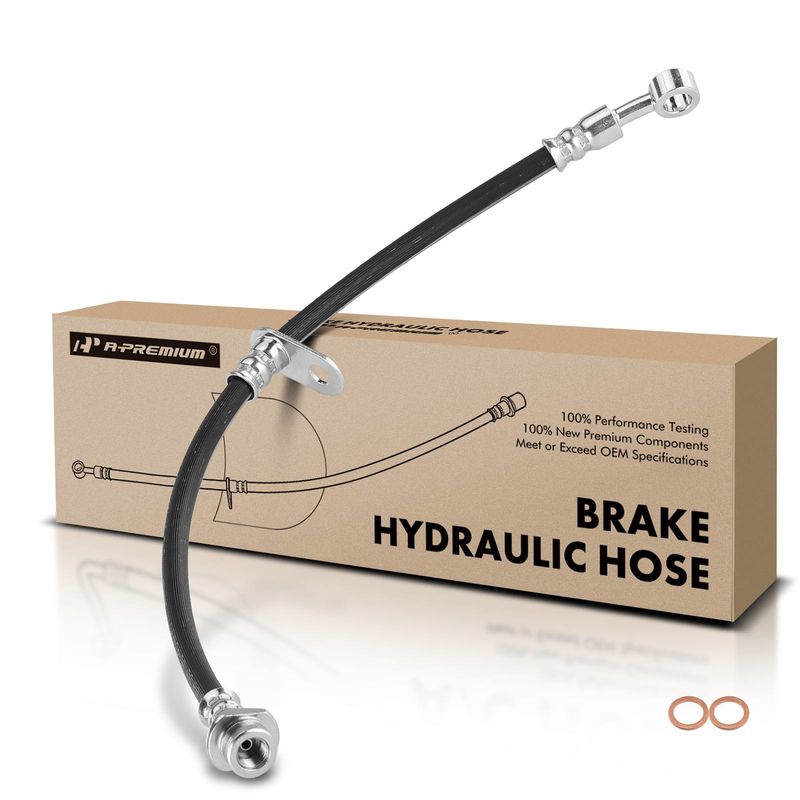 Front Driver or Passenger Brake Hydraulic Hose for Suzuki Aerio 2004-2007 2.3L