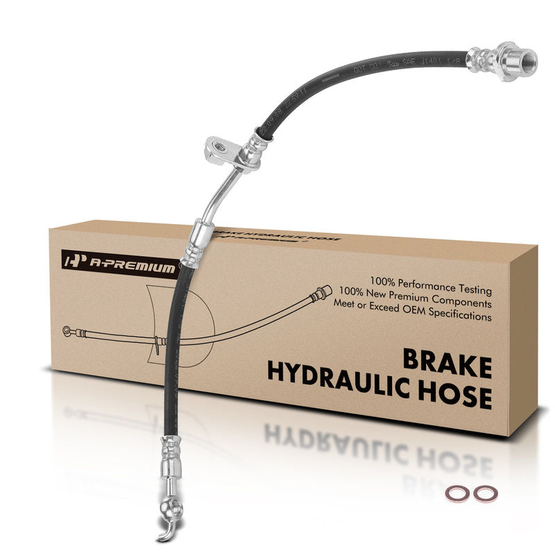 Front Driver Brake Hydraulic Hose for Toyota Yaris 2014-2015 L4 1.5L
