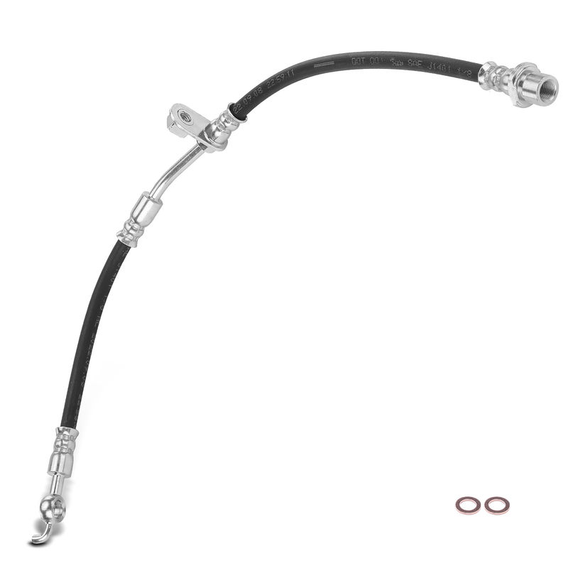 Front Driver Brake Hydraulic Hose for Toyota Yaris 2014-2015 L4 1.5L