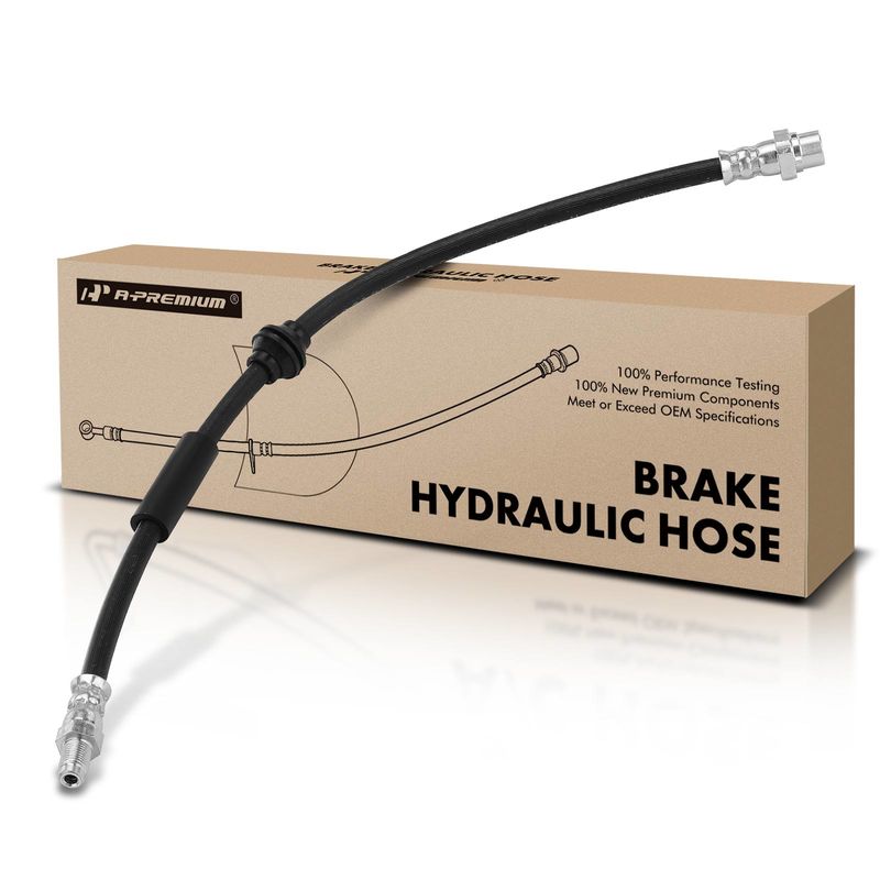 Rear Driver or Passenger Brake Hydraulic Hose for Mini Cooper 2003-2009 L4 1.6L