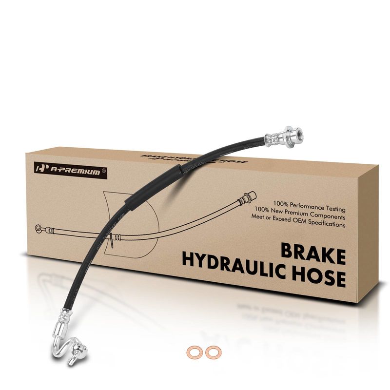 Front Passenger Brake Hydraulic Hose for Nissan QX56 Armada Titan V8 5.6L