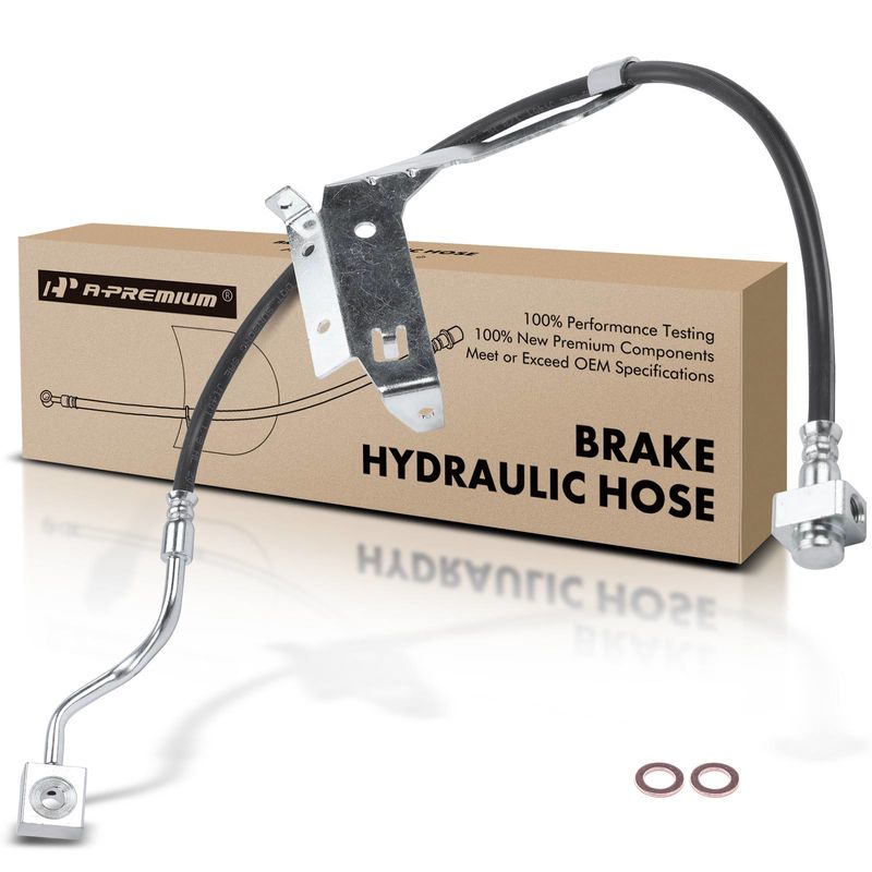 Front Passenger Brake Hydraulic Hose for Ford F-450 Super Duty 2010-2016