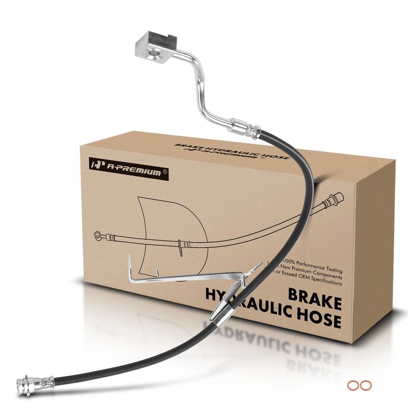 Front Passenger Brake Hydraulic Hose for Ford F-450 F-550 Super Duty 2008-2010