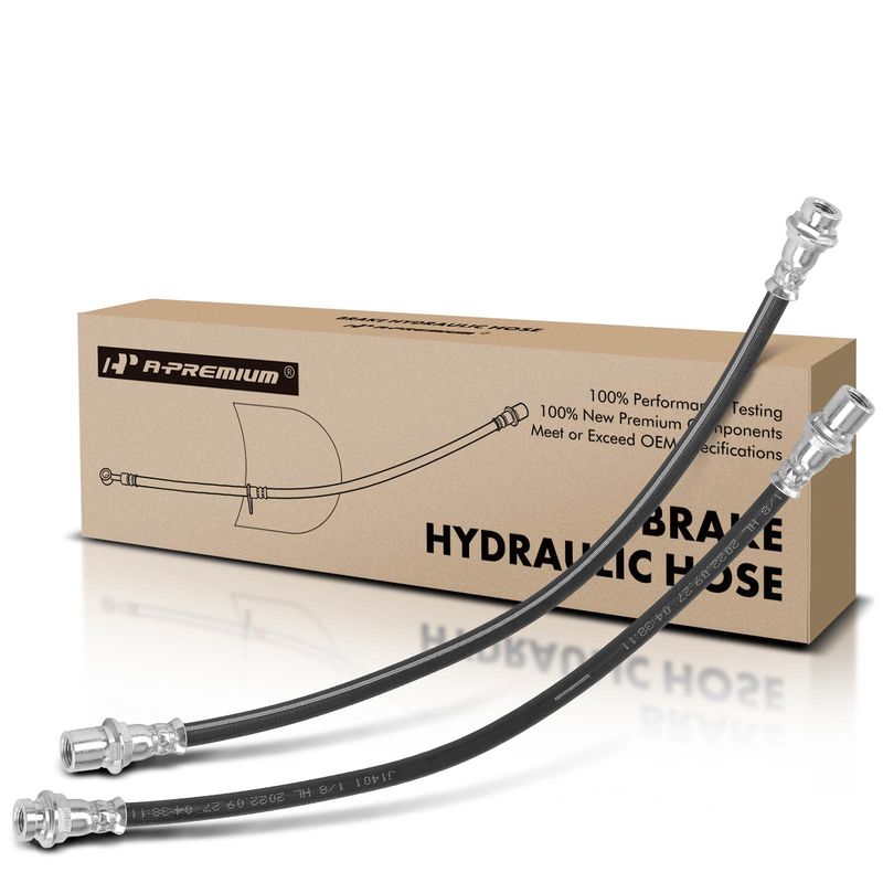 2x Rear Inner Brake Hydraulic Hose for Cadillac Escalade 2004 2005 2006 ESV EXT