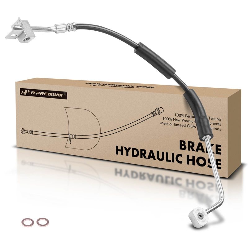 Front Driver Brake Hydraulic Hose for Jeep Liberty 2002-2007 V6 3.7L L4 2.4L 2.8L