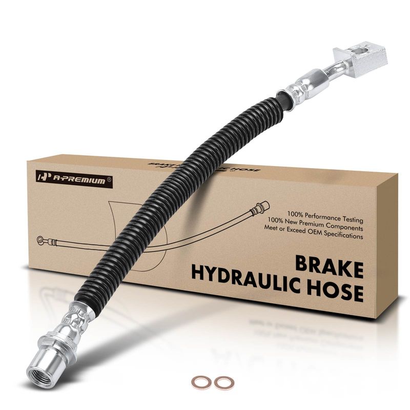 Front Driver Brake Hydraulic Hose for Chevrolet Blazer 2002-2005 V6 4.3L