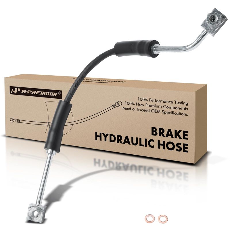 Front Driver Brake Hydraulic Hose for Ford Ranger 89-94 Mazda B2300 B3000 B4000