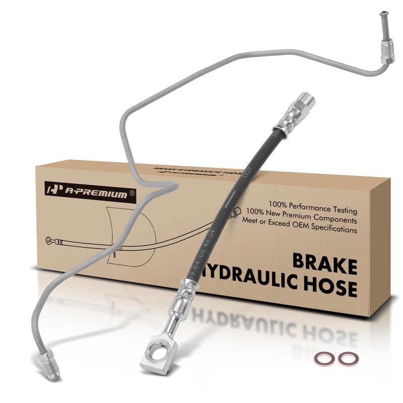 Rear Driver Outer Brake Hydraulic Hose for Volkswagen Jetta 1999-2005 Golf Audi