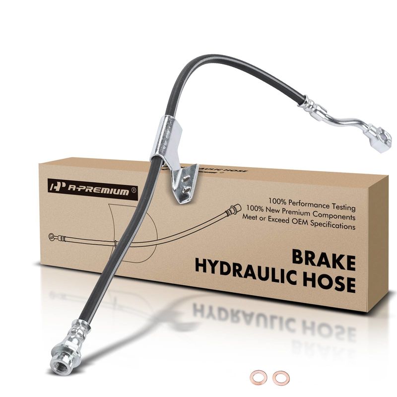 Front Driver Brake Hydraulic Hose for Chevrolet Tahoe 95-00 C1500 C2500 GMC Yukon