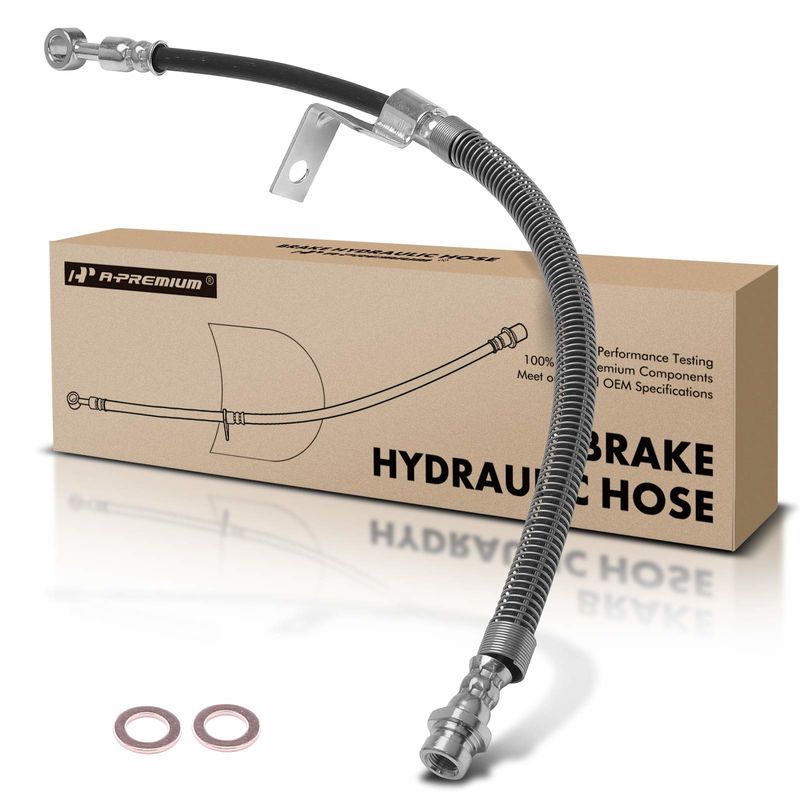 Front Driver Brake Hydraulic Hose for Hyundai Elantra 2001-2006 L4 2.0L