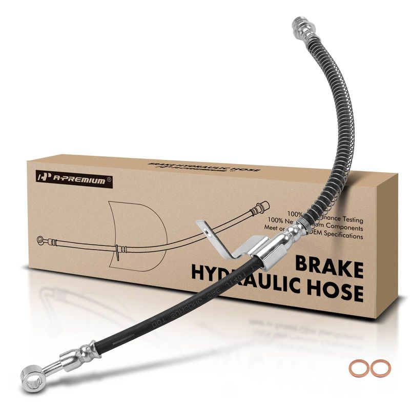 Front Passenger Brake Hydraulic Hose for Hyundai Elantra 2001-2006 L4 2.0L