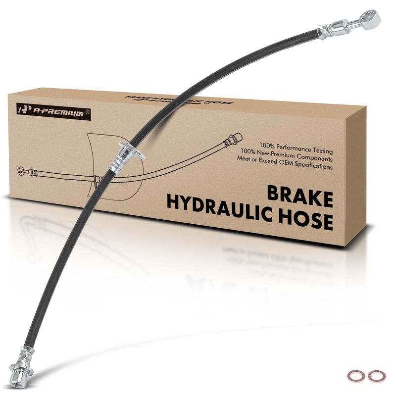 Front Passenger Brake Hydraulic Hose for Honda Fit 2015-2020 L4 1.5L DOHC