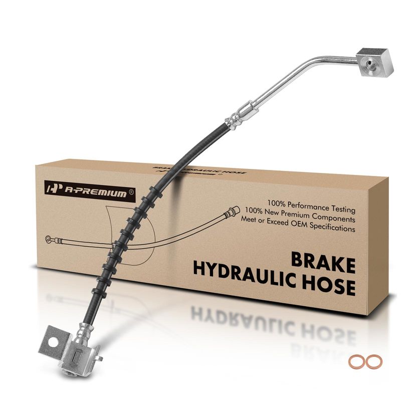 Front Passenger Brake Hydraulic Hose for Chrysler PT Cruiser 2001-2010 L4 2.4L
