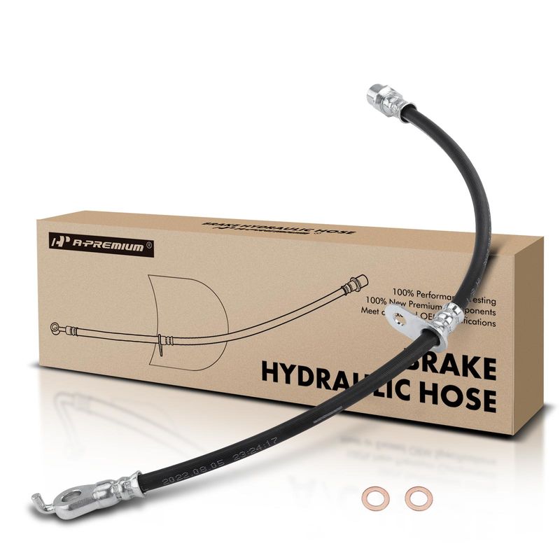 Front Driver Brake Hydraulic Hose for Toyota Highlander 08-09 Venza RX350 10-14