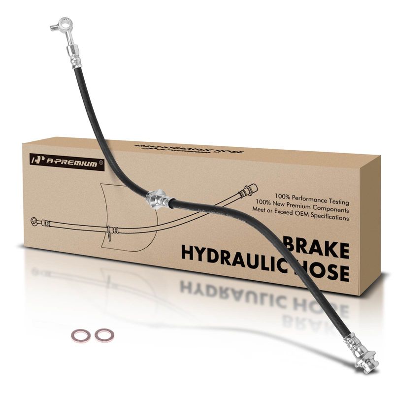 Front Driver Brake Hydraulic Hose for Nissan Murano 2003-2007 V6 3.5L