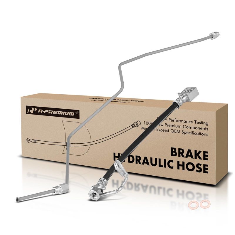 Rear Left Outer Brake Hydraulic Hose for Dodge Ram 4500 Ram 5500 2008-2010 Ram