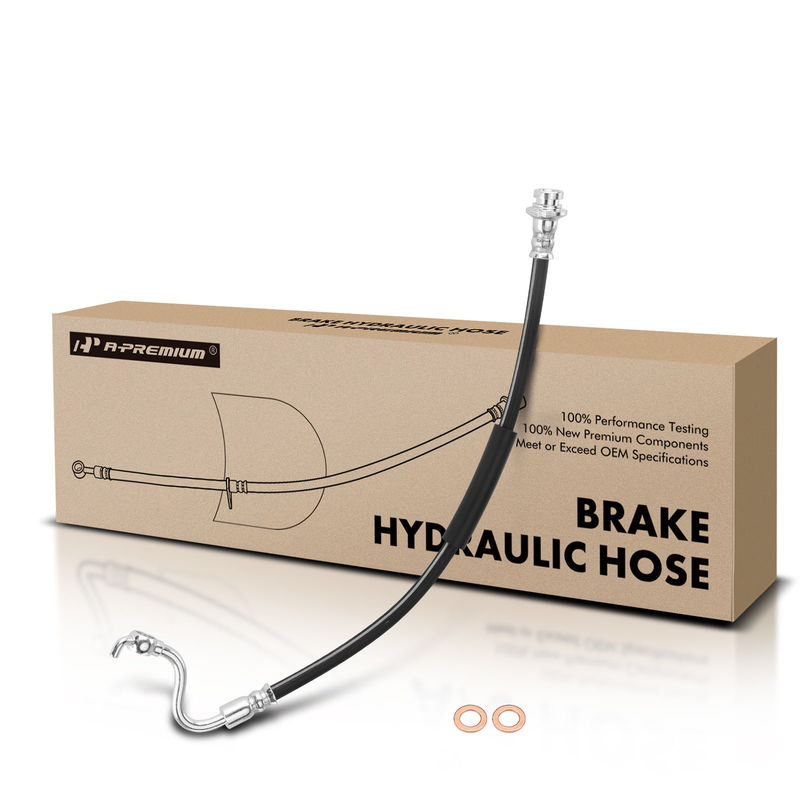 Front Driver Brake Hydraulic Hose for Nissan QX56 2004-2006 Armada Titan V8 5.6L