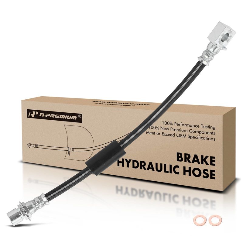 Rear Left Outer Brake Hydraulic Hose for Chevy Silverado 3500 HD GMC 6.0L 6.6L