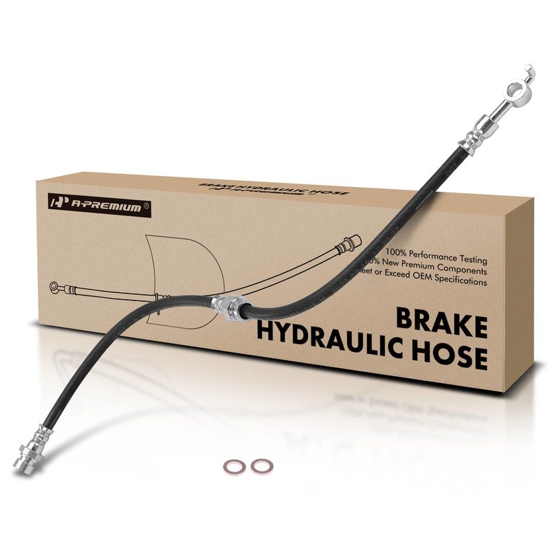 Rear Left or Right Brake Hydraulic Hose for Kia Sephia Spectra with 4-Wheel ABS