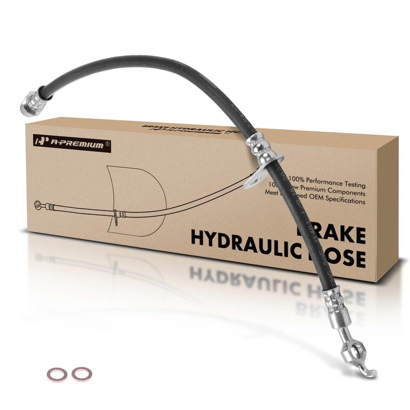 Front Passenger Brake Hydraulic Hose for Toyota Corolla 1993-1994 L4 1.6L