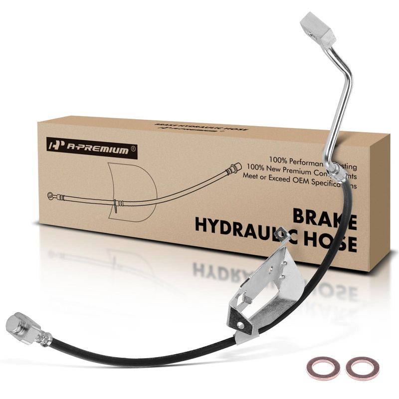 Front Driver Brake Hydraulic Hose for Ford F-250 F-350 F-450 F-550 Super Duty