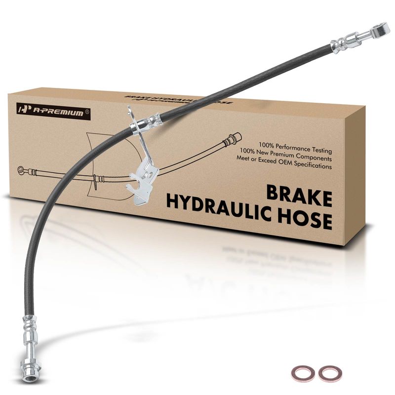 Front Passenger Brake Hydraulic Hose for Hyundai Santa Fe Santa Fe Sport 13-18