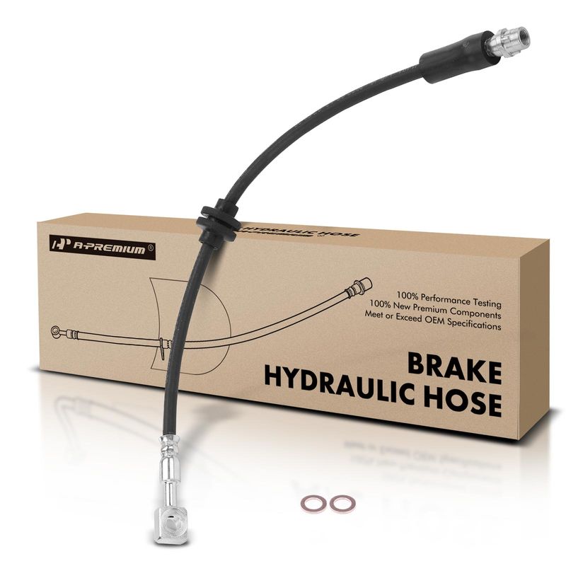 Front Driver Brake Hydraulic Hose for Buick Encore 13-19 Chevrolet Trax 1.4L 1.8L