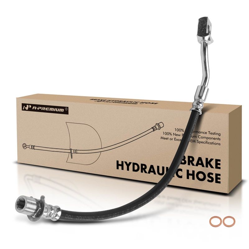 Rear Left Outer Brake Hydraulic Hose for Chevrolet Silverado 3500 HD 07-10 GMC
