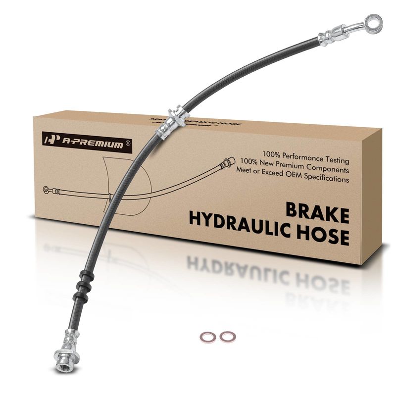 Front Driver Brake Hydraulic Hose for Nissan Sentra 1991-1994 NX 1991-1993
