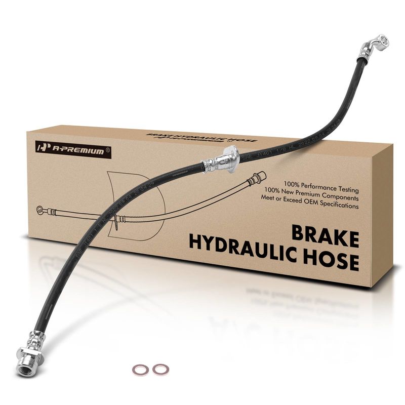 Front Passenger Brake Hydraulic Hose for Honda Element 2003-2011 L4 2.4L