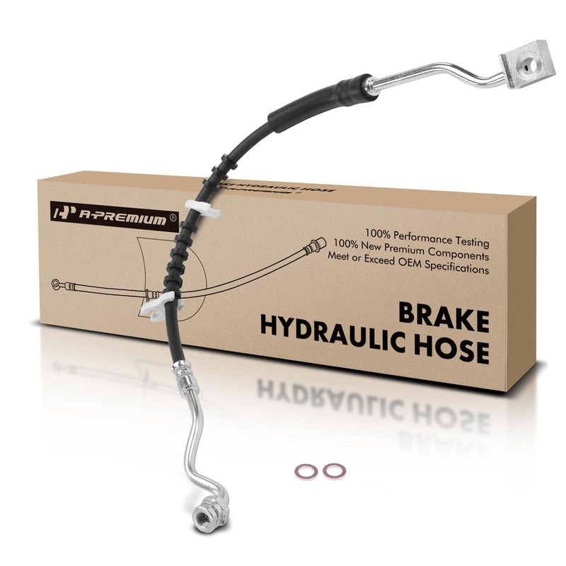 Front Driver Brake Hydraulic Hose for Ford Ranger Mazda B2300 B3000 B4000 4WD
