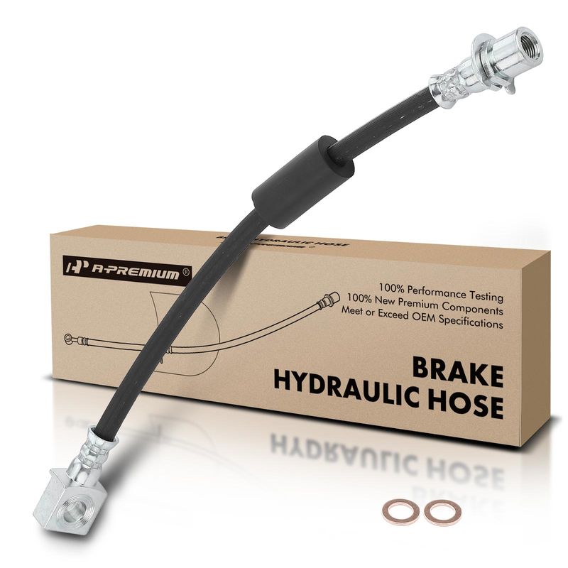 Rear Right Outer Brake Hydraulic Hose for Chevy Silverado 3500 HD GMC 6.0L 6.6L