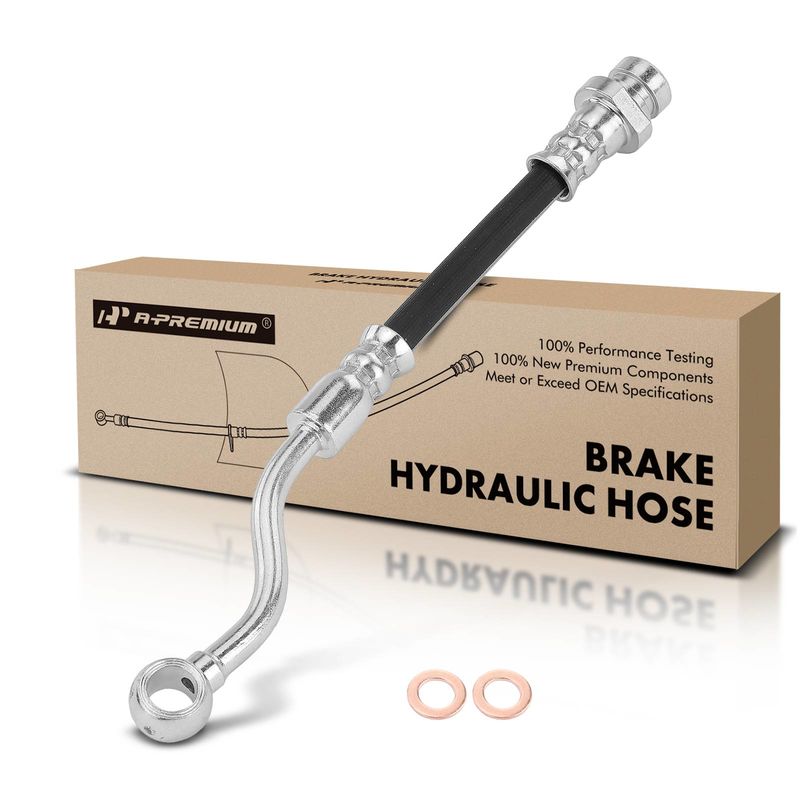 Rear Left Outer Brake Hydraulic Hose for Kia Forte 2010-2013 Forte5 L4 2.0L 2.4L
