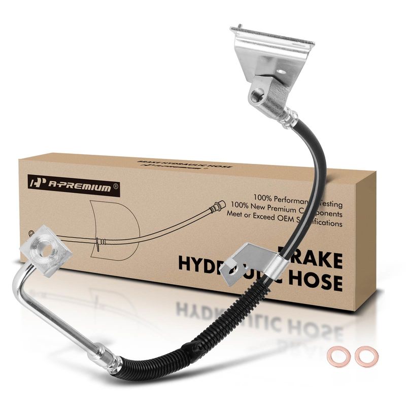 Front Driver Brake Hydraulic Hose for Dodge Ram 1500 Van 2003 4-Wheel ABS