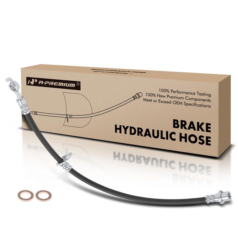 Front Passenger Brake Hydraulic Hose for Toyota Paseo 1996-1999 Tercel L4 1.5L