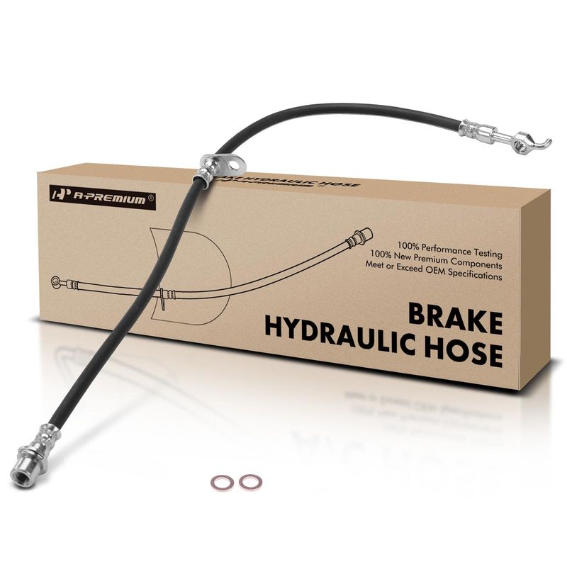 Front Passenger Brake Hydraulic Hose for Toyota Prius 2001-2003 L4 1.5L