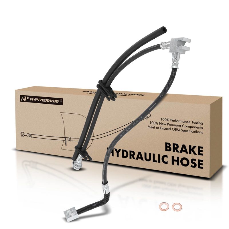 Rear Driver Brake Hydraulic Hose for Ford E150 04-06 E150 Club Wagon 04-05