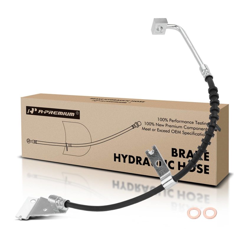 Front Passenger Brake Hydraulic Hose for Dodge B1500 B2500 B3500 Ram 1500 Van