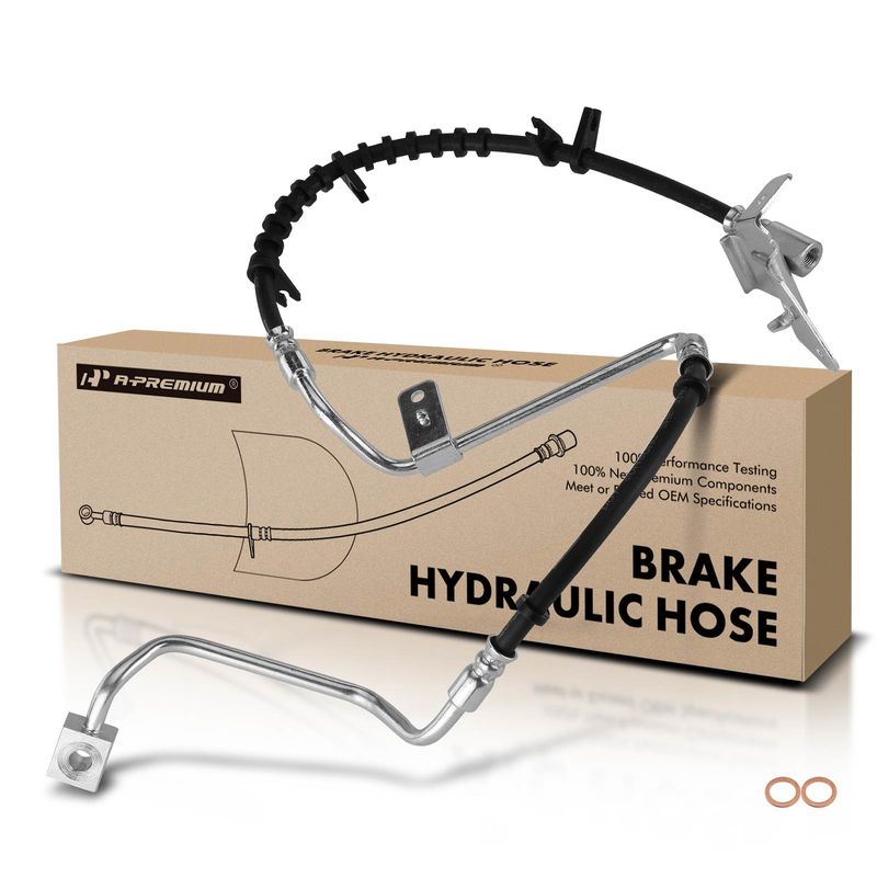 Front Passenger Brake Hydraulic Hose for Jeep WJ Grand Cherokee 99-04 4.0L 4.7L