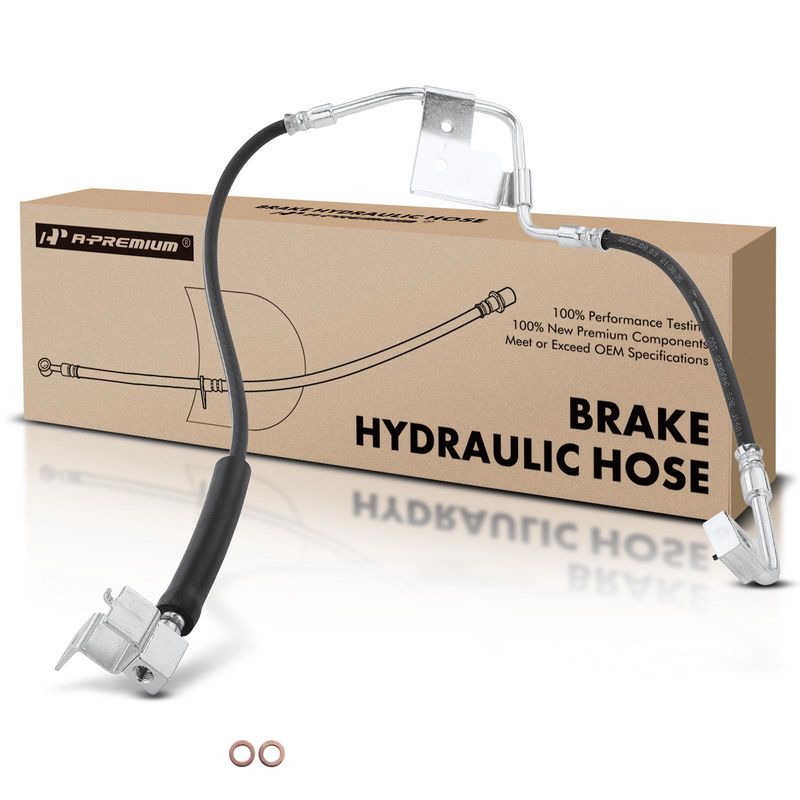 Front Passenger Brake Hydraulic Hose for Dodge Ram Pickup 1500 2500 2000-2001 4WD