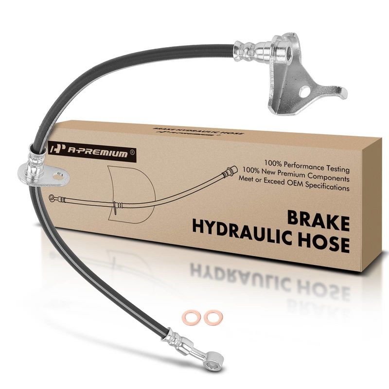 Front Passenger Brake Hydraulic Hose for Honda CR-Z 2011-2015 Fit 2009-2014
