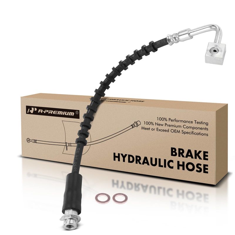 Front Passenger Brake Hydraulic Hose for Chrysler Town & Country 08-12 Dodge Ram